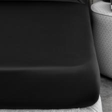 Постельная принадлежность Togas Простыня на резинке СЕНСА черный 180x200+30см