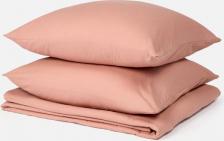 Постельная принадлежность Urban Family Постельное белье на молнии однотонное, Mousse, 2 спальное, наволочки на молнии 50х70, 100% хлопок, перкаль