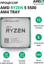 Процессор AMD Ryzen 5 5500