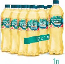 Прохладительный напиток Черноголовка Вода газированная H2 FRUIT Грейпфрут-Клюква 1 л ПЭТ