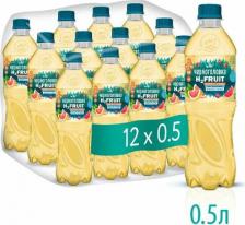 Прохладительный напиток Черноголовка Вода газированная H2FRUIT Грейпфрут-Клюква 0,5 л ПЭТ