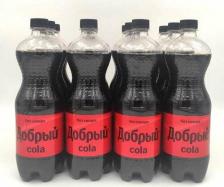 Прохладительный напиток Добрый Напиток газированный Cola без сахара, 1 л