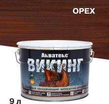 Пропитка Акватекс Антисептик Викинг декоративный для дерева орех 9 л