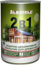Пропитка Акватекс Защитно-декоративное покрытие для дерева 2 в 1, полуматовое, 0,8 л, груша