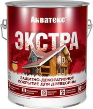 Пропитка Акватекс Защитно-декоративное покрытие для дерева, полуглянцевое, 2,7 л, орех