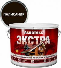 Пропитка Акватекс Защитно-декоративное покрытие для дерева, полуглянцевое, 9 л, палисандр