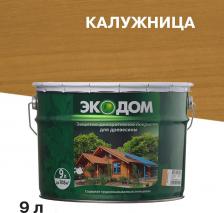 Пропитка ЭкоДом Антисептик декоративный для дерева калужница 9 л