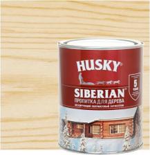 Пропитка Husky SIBERIAN Пропитка для дерева полуматовая бесцветная* (0,9л)