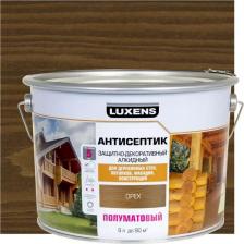 Пропитка Luxens Антисептик алкидный полуматовый орех 9 л
