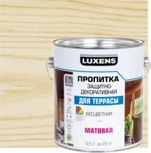 Пропитка Luxens Пропитка для террасы матовая бесцветная 2.5 л