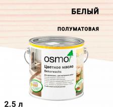 Пропитка Osmo Масло Dekorwachs Transparente Tone для дерева белое прозрачное 2,5 л