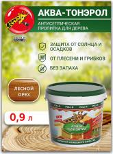 Пропитка POLI-R Пропитка аква-тонэрол для дерева акриловая лесной орех 0,9л 4690300027508