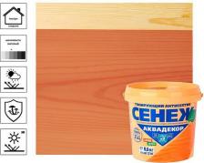 Пропитка Сенеж Антисептик аквадекор 107 каштан 0,9кг