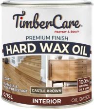 Пропитка TimberCare Защитное масло с твердым воском Hard Wax Oil, темно-коричневый/ Castel Brown, 0,75л