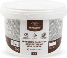 Пропитка Униколер Акриловая защитно-декоративная пропитка для дерева AFW-9L применяется для внутренних и наружных работ. Наносится на поверхность строганой, пиленой