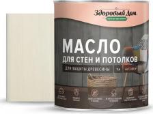 Пропитка Здоровый дом Масло для стен и потолков цвет белый 1 л