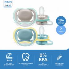 Пустышка Philips Avent Пустышка 18+ месяцев 2 шт. ultra air SCF349/01