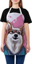Рабочая одежда, обувь JoyArty Кухонный фартук Стильный корги, универсальный размер для женщин и мужчин ap_385294