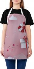 Рабочая одежда, обувь JoyArty Кухонный фартук Воздушный подарок, универсальный размер для женщин и мужчин ap_422718