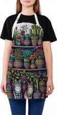 Рабочая одежда, обувь JoyArty Украшенный яркими и красочными принтами, кухонный фартук может скрасить даже обыденное приготовление пищи. Фартук изготовлен из высококачественной 4610230821816