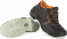 Рабочая одежда, обувь Мистраль Полуботинки рабочие летние ПУ-ТПУ комбинированная кожа черные с металлическим подноском 4610063990123