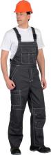 Рабочая одежда, обувь Sirius Полукомбинезон с застёжкой спереди - гульфик с молнией и с застёжкой в правом боковом шве на пуговицы, с наколенниками, с бретелями. Полукомбинезон