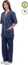 Рабочая одежда, обувь Ursus Костюм женский "Глория" темно-синий с белым ТОР526-016/56-58, 158-164