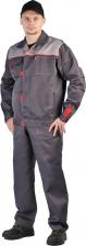 Рабочая одежда, обувь Ursus Летний мужской костюм Фаворит серый/светло-серый КОС105-308; 44-46, 182-188