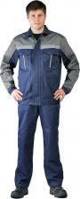 Рабочая одежда, обувь Ursus Летний мужской костюм Оптимальный темно-синий/серый КОС451-005; 56-58, 182-188