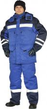 Рабочая одежда, обувь Ursus Зимний костюм ЗИМНИК васильковый/темно-синий КОС631-031; 60-62, 170-176