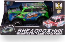 Радиоуправляемая игрушка Kid Rocks Машинка Р/У 1:24 Внедорожник зеленый (RC1874)