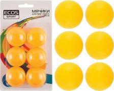 Ракетка/аксессуар для тенниса Ecos Мячики для пинг-понга PPB-6B