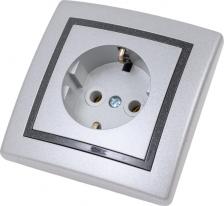 Рамка Aling-conel Розетки серии PRESTIGE отличаются простотой технических решений и легким монтажом. Установка производится в монтажную коробку с диаметром 60 мм