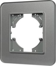 Рамка Arlight Рамка из серии OMALI изготовлена из закаленного стекла высокой прочности. Корпус выполнен в сером цвете с глянцевой поверхностью, с глубиной 7 мм 4680638906743