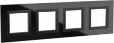Рамка DKC Avanti Черный Стекло Рамка 8 модулей
