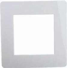 Рамка DKC Рамка 1-м 2мод. Brava бел. 75010W