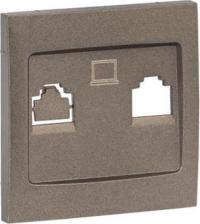 Рамка EKF Лицевая панель 2-местной розетки PROxima Валенсия ESK02-L-035-60