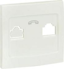 Рамка EKF Лицевая панель одноместной розетки PROxima Валенсия EST01-L-034-50