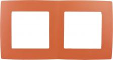Рамка Эра 12-5002-22 12-5002-22 Рамка на 2 поста, Эра12, оранжевый, цена за 1 шт