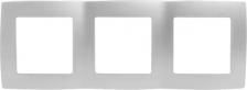 Рамка Эра 12-5003-03 12-5003-03 Рамка на 3 поста, Эра12, алюминий, цена за 1 шт