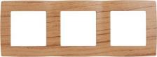 Рамка Эра 12-5003-09 12-5003-09 Рамка на 3 поста, Эра12, дуб, цена за 1 шт
