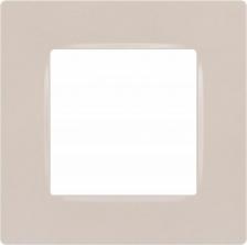 Рамка Эра 12-5201-15 Рамка для розеток и выключателей Серия 12 12-5201-15 на 1 пост, Классик, перламутр, цена за 1 шт