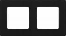 Рамка Эра 12-5202-05 Рамка для розеток и выключателей Серия 12 12-5202-05 на 2 поста, Классик, антрацит, цена за 1 шт