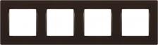 Рамка Эра 12-5204-13 Рамка для розеток и выключателей Серия 12 12-5204-13 на 4 поста, Классик, бронза, цена за 1 шт