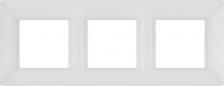 Рамка Эра 14-5003-01М Рамка для розеток и выключателей Elegance 14-5003-01М на 3 поста, белый матовый, цена за 1 шт