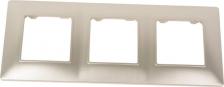 Рамка Эра 14-5003-04 14-5003-04 Рамка на 3 поста, Elegance, шампань, цена за 1 шт