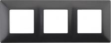 Рамка Эра 14-5003-05 14-5003-05 Рамка на 3 поста, Elegance, антрацит, цена за 1 шт