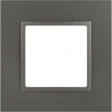 Рамка Эра 14-5011-16 Рамка для розеток и выключателей Elegance 14-5011-16 Classic, на 1 пост, титан, цена за 1 шт