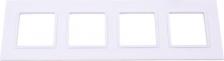 Рамка Эра 14-5014-01 Рамка для розеток и выключателей Elegance 14-5014-01 Classic, на 4 поста, белый, цена за 1 шт