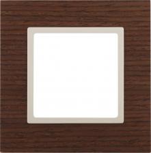 Рамка Эра 14-5301-09 14-5301-09 Рамка на 1 пост, дерево, Elegance, дуб+сл.кость, цена за 1 шт
